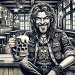 DALL·E 2023-11-17 16.27.41 - An illustration in the style reminiscent of the German rock band Böhse Onkelz, featuring a middle-aged Caucasian man with long, unkempt hair, styled i.png